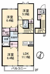 シャーメゾンみどり野 E棟の物件間取画像